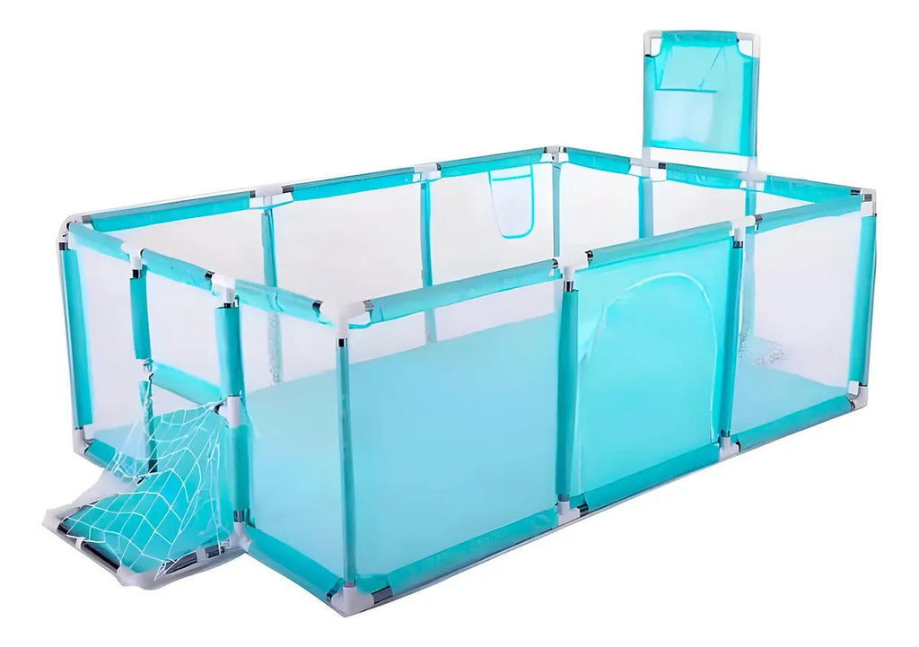 Corral de Juego 180 × 120 cm con Aro y Pelotas