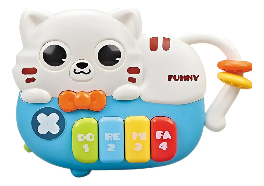 Piano Musical de Juguete · Diseño Gatito