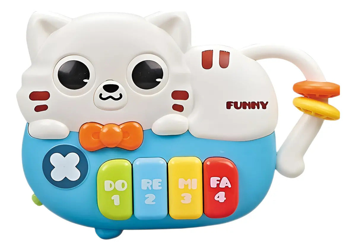 Piano Musical de Juguete · Diseño Gatito