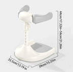 Soporte de Baño Plegable Ajustable de 44 a 54 cm