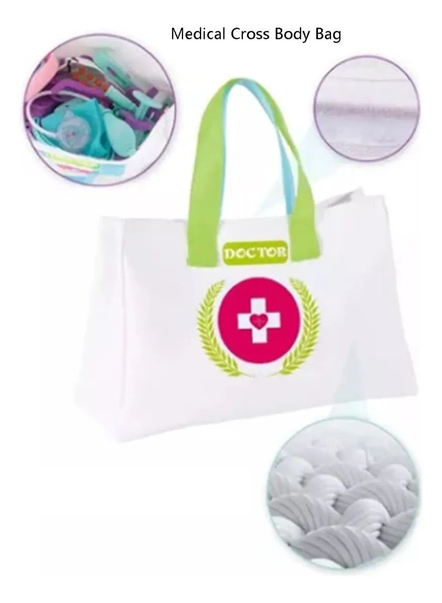 Set de Doctor de Juguete con Luz y Sonido · 25 Piezas