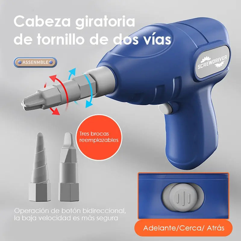Kit de Bloques y Herramientas de Juguete · 230 Piezas