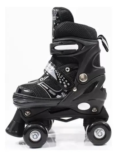 Patines Quad Ajustables de Malla · Tallas S y M