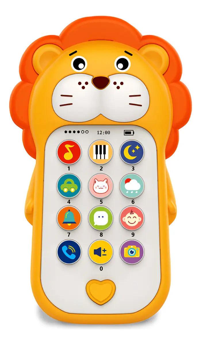 Teléfono Musical de Juguete con Luces en Inglés