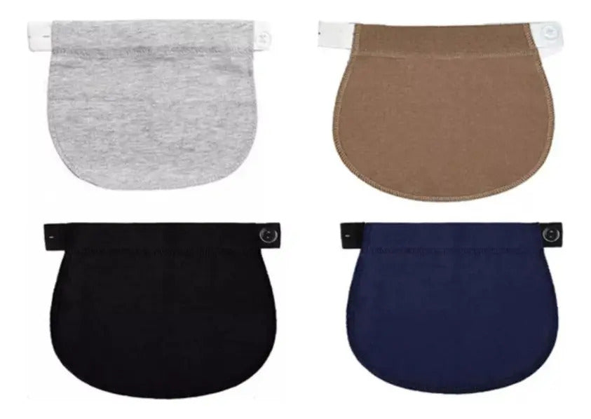 Pack de 3 Extensores de Pantalón de Maternidad · Azul