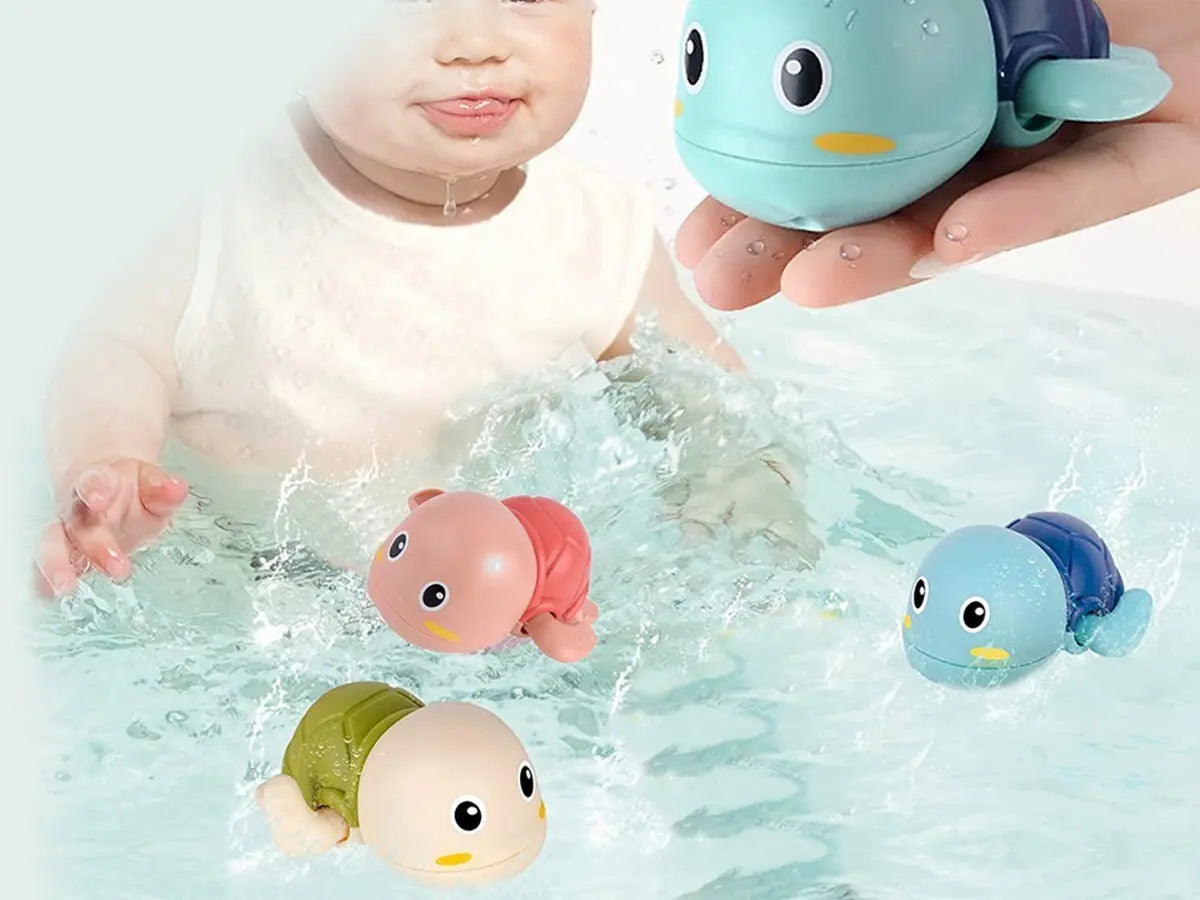 Pack de 3 Tortugas de Baño a Cuerda