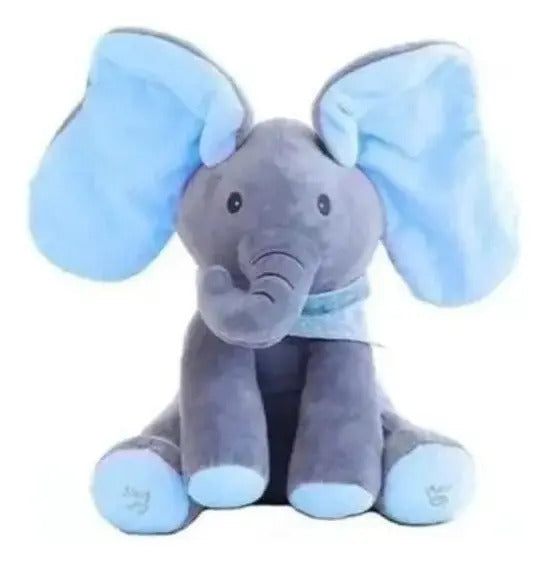 Peluche Elefante Musical que Mueve las Orejas