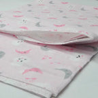 Pack de 4 Mantas de Franela de Algodón · 70 × 75 cm