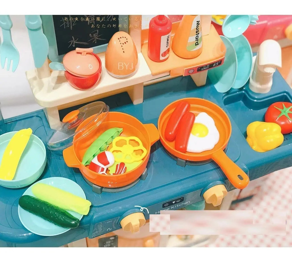 Cocina de Juguete Rosada con Agua y Sonido · 42 Piezas