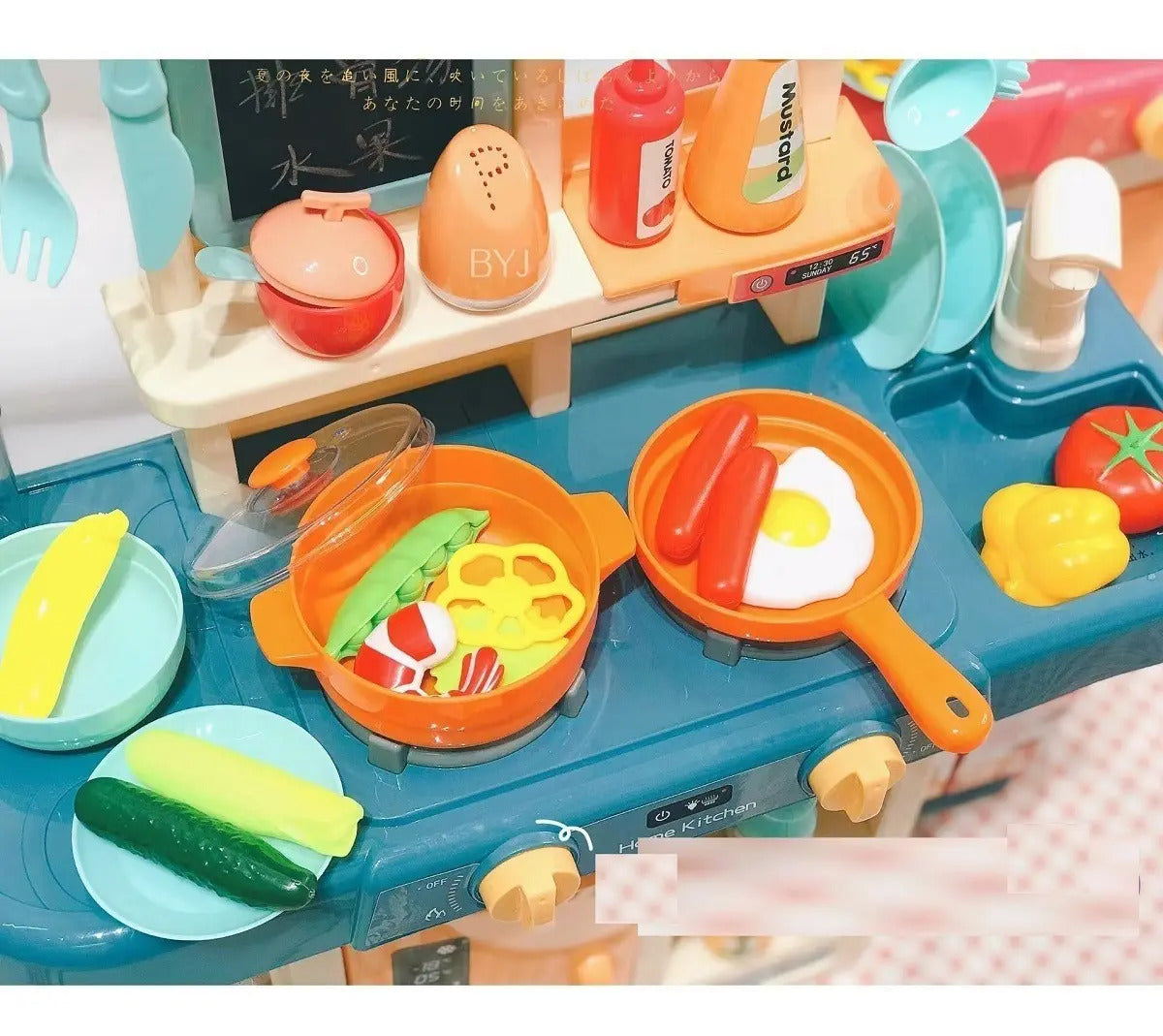 Cocina de Juguete Rosada con Agua y Sonido · 42 Piezas