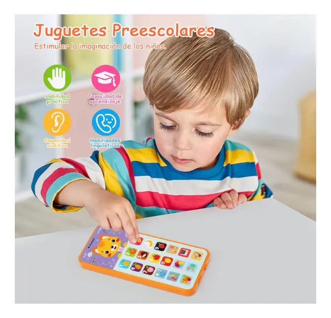 Teléfono de Juguete Didáctico con Sonidos para Bebé