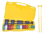 Metalófono de 25 Notas con Estuche Amarillo