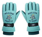 Guantes y Antiparras para Nieve · Talla Infantil 7 a 10 Años