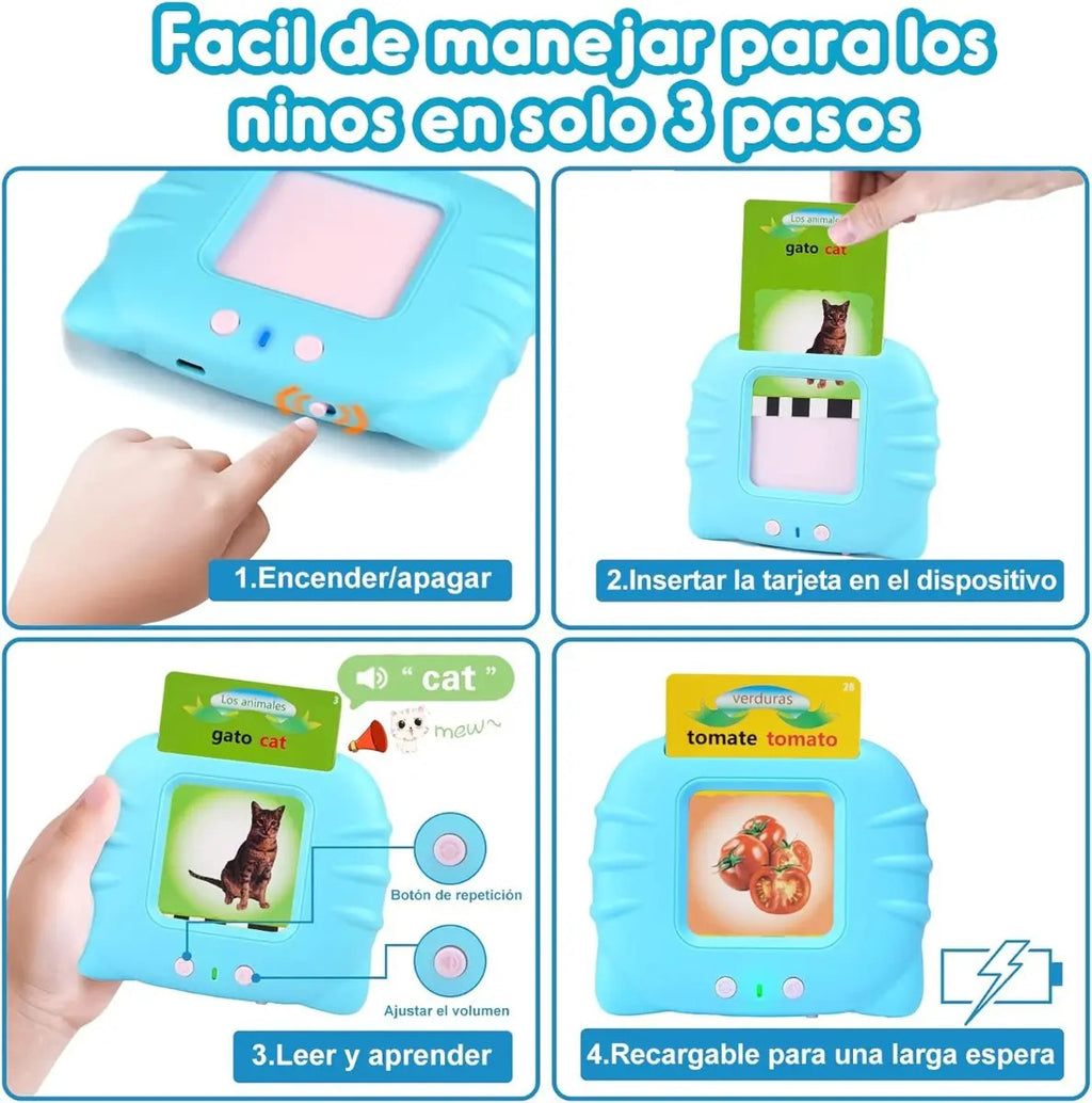 Lector de Tarjetas Interactivo en Español e Inglés · 112 Tarjetas