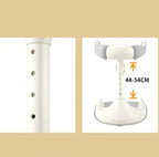 Soporte de Baño Plegable Ajustable de 44 a 54 cm