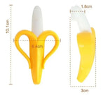 Mordedor y Cepillo de Silicona Diseño Banana
