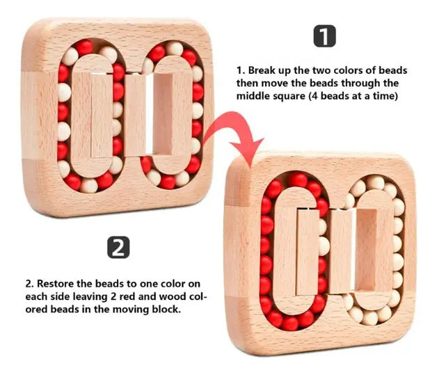 Laberinto de Madera con Bolitas para Coordinación