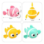 Set de 3 Juguetes de Baño a Cuerda