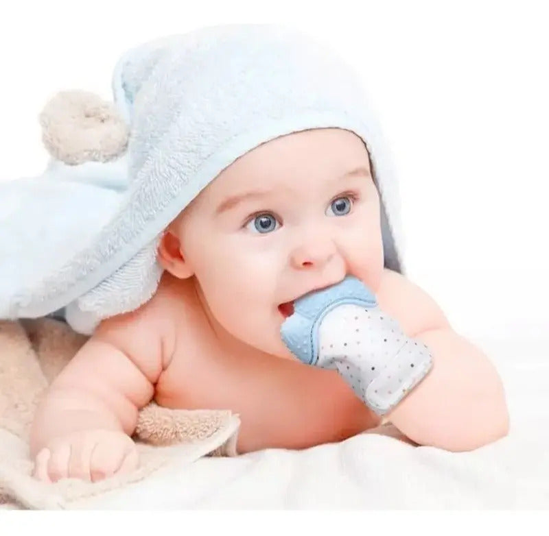 Set de Guante Mordedor, Chupete para Frutas y Cepillo Banana