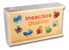 Dominó de Madera Infantil de Insectos · 28 Fichas