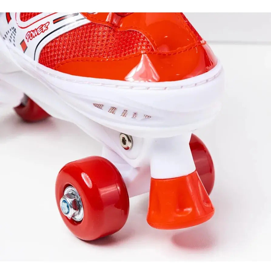 Patines Quad Ajustables de Malla · Tallas S y M