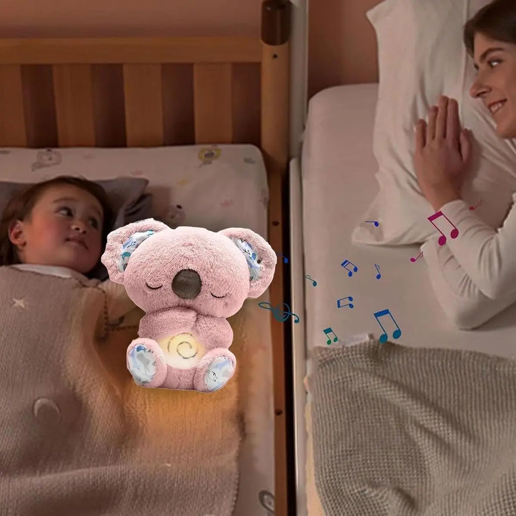 Peluche Koala con Movimiento, Luz y Sonido · Rosa o Gris