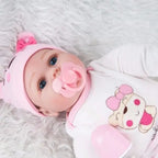 Muñeca Reborn de 55 cm con Accesorios Diseño Osito