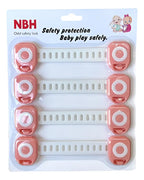 Seguros Adhesivos Ajustables para Cajones · Pack de 4 u 8
