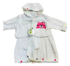 Bata de Baño de Algodón con Capucha · 6 a 18 Meses