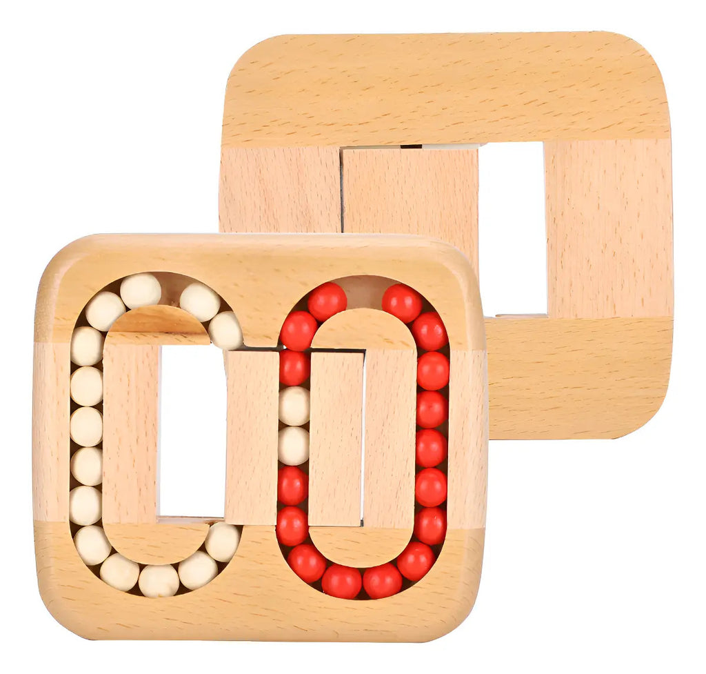 Laberinto de Madera con Bolitas para Coordinación