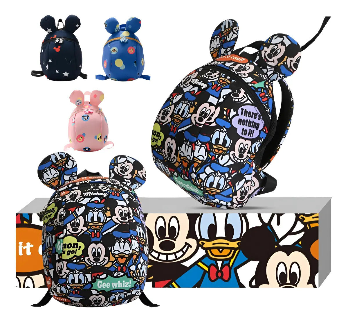 Mochila Infantil Estampada con Correa de Acompañamiento