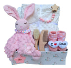 Kit de Bienvenida para Bebé con Manta y Accesorios · Rosa