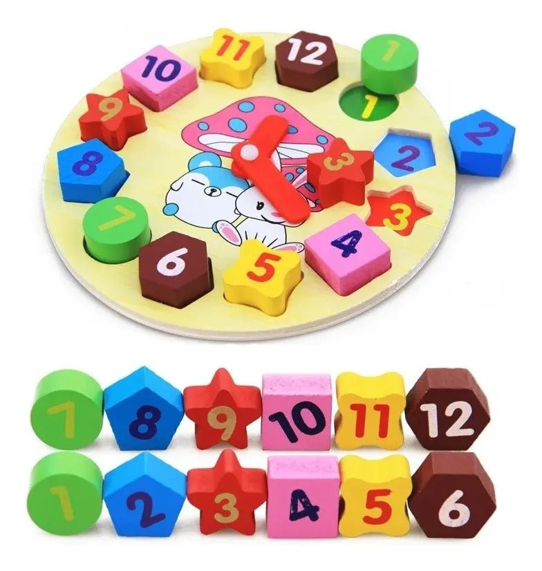 Pack de 6 Juguetes Didácticos de Madera