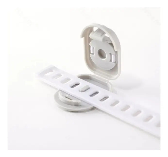 Seguros Adhesivos Ajustables para Cajones · Pack de 4 u 8