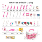 Set de Doctor y Dentista de Juguete · 63 Piezas Rosa