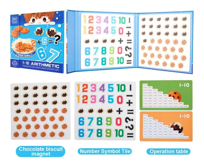 Libro Magnético de Matemáticas Diseño Galletas