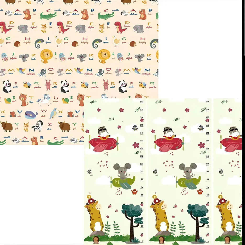 Alfombra Plegable Reversible con Bolso · 180 × 200 cm