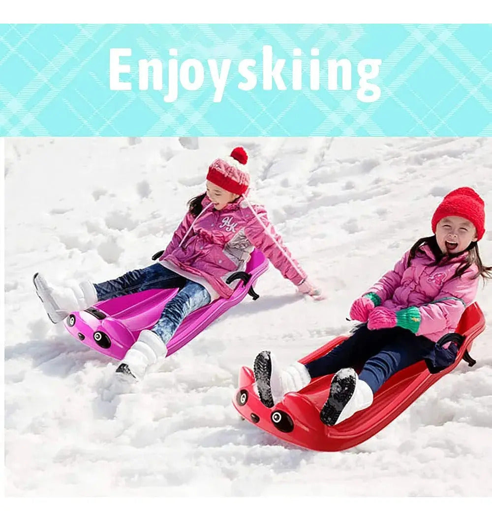 Trineo Infantil Deslizante para Nieve o Arena Diseño Osito
