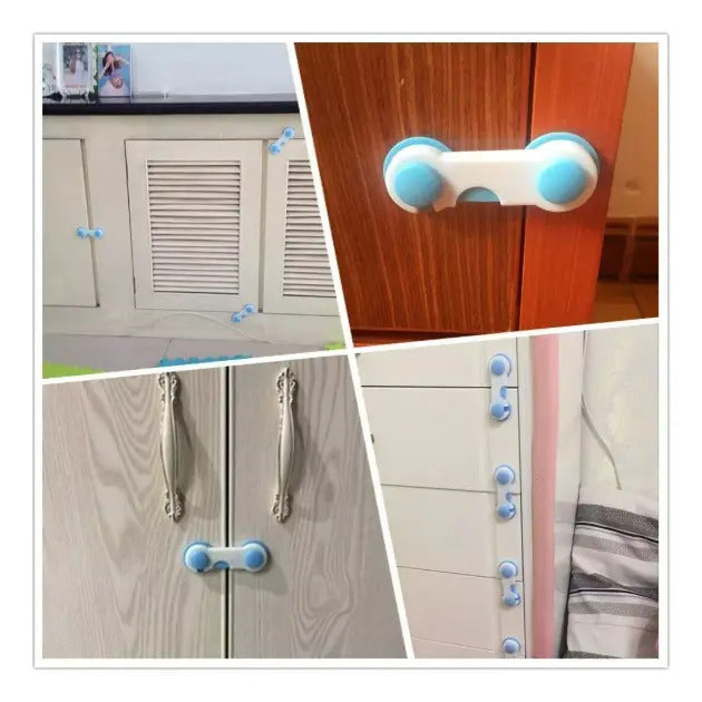 Seguros Adhesivos para Muebles · Pack de 4 u 8