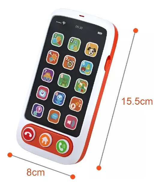 Celular Didáctico de Juguete con Luces y Sonidos