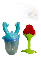 Set de Chupete para Frutas y Mordedor de Silicona
