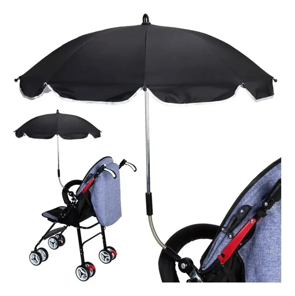 Sombrilla Ajustable para Coche de Bebé o Triciclo