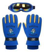 Guantes y Antiparras para Nieve · Talla Infantil 7 a 10 Años