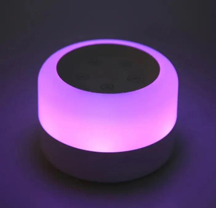 Máquina de Ruido Blanco Recargable con Luz Nocturna