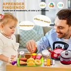 Set de Cocina de Juguete con Utensilios · 61 Piezas