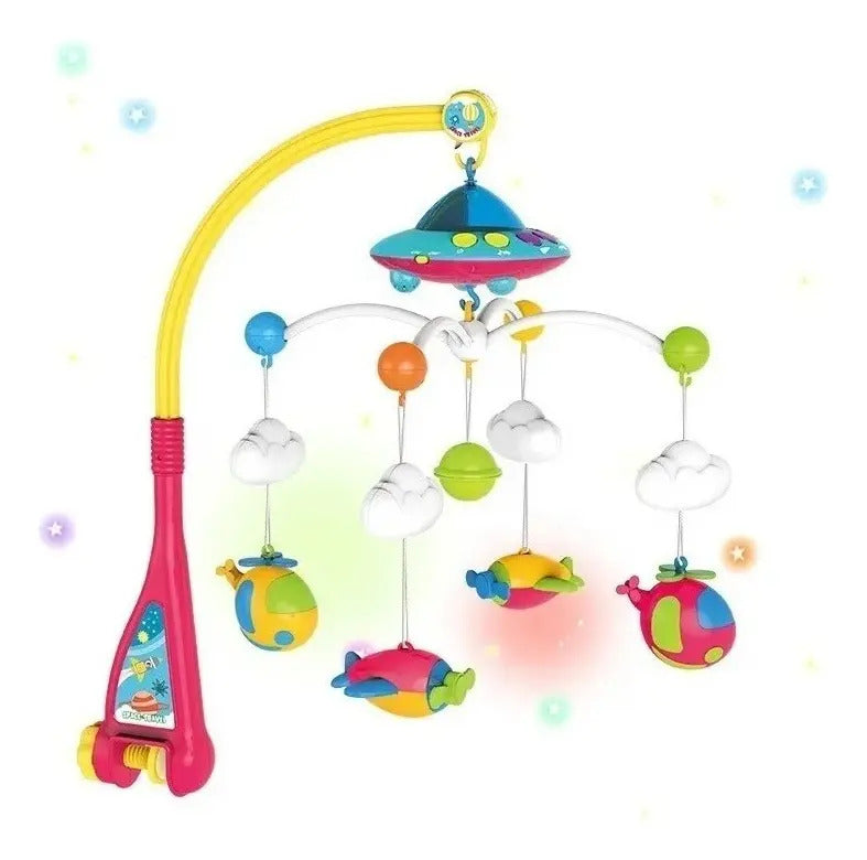 Móvil para Cuna con Proyector de Estrellas y Control
