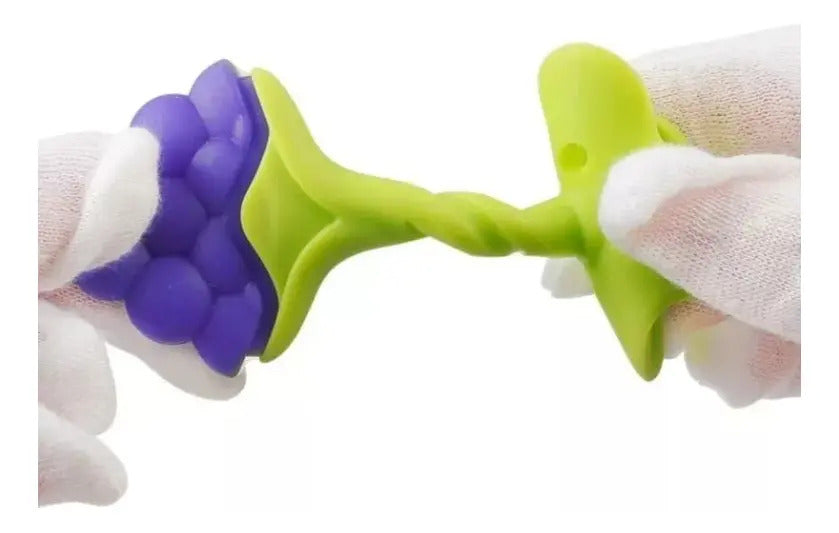 Pack de 3 Mordedores de Silicona Diseño Frutas