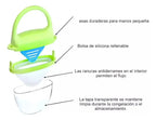 Pack de 3 Moldes Tipo Paleta para Leche Materna o Fruta