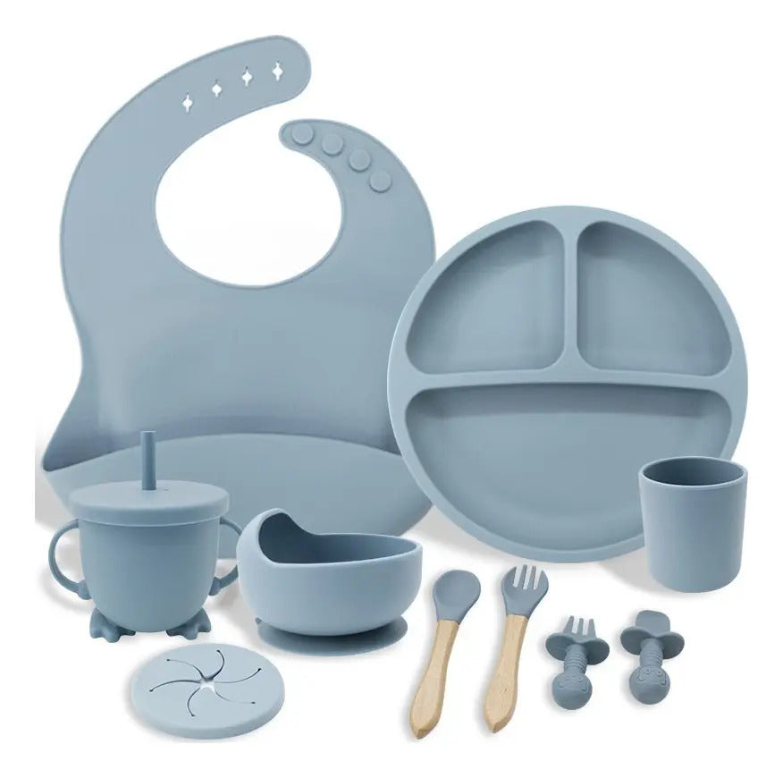 Kit de Alimentación con Cubiertos de Caritas y Vaso