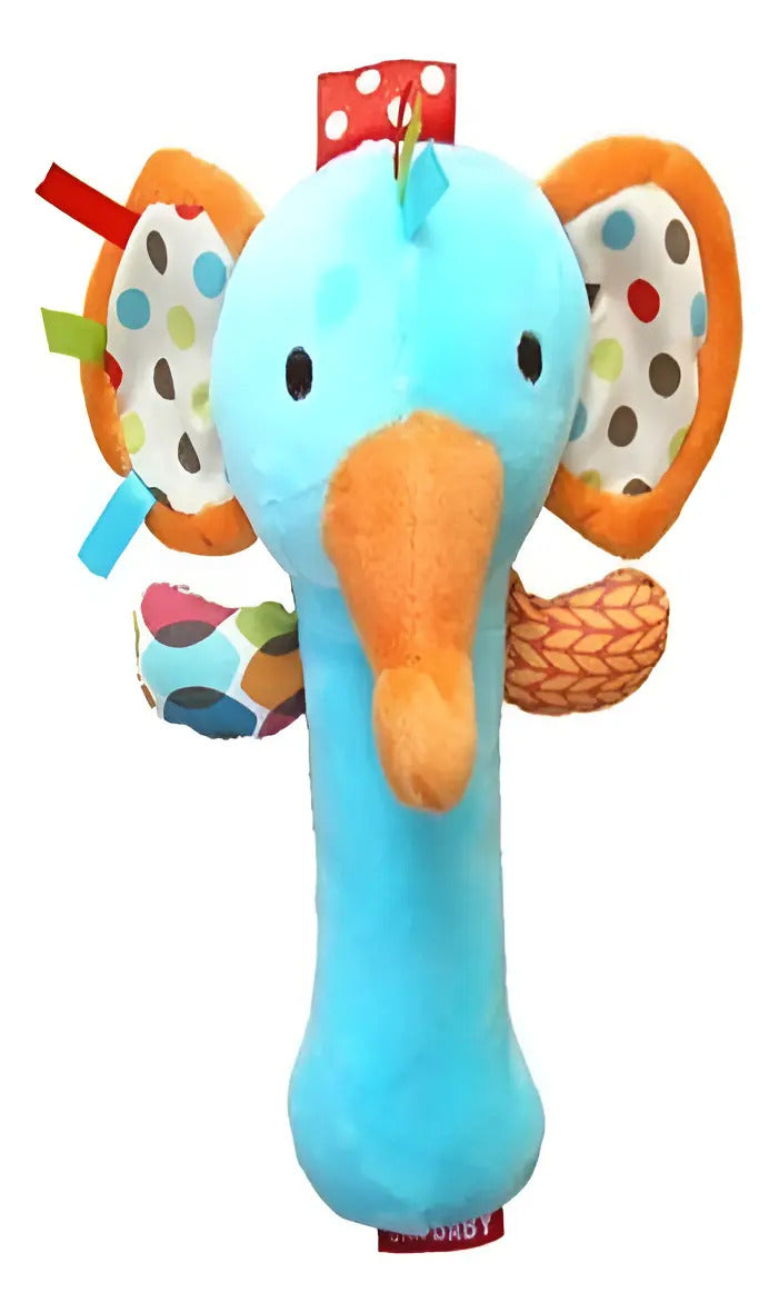 Peluche Sonajero de Animalitos con Sonido al Apretar